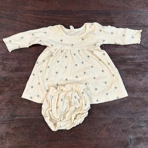 Quincy Mae Dress and Bloomers 0-3mo